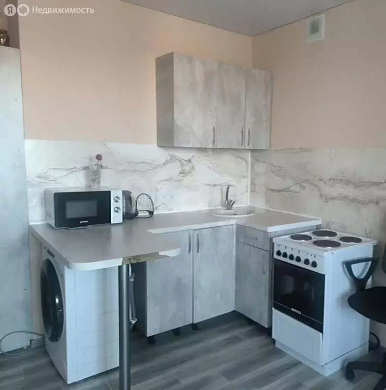 Квартира-студия: Омск, микрорайон Порт-Артур, 2-я Трамвайная улица, 39 ... - Фото 2