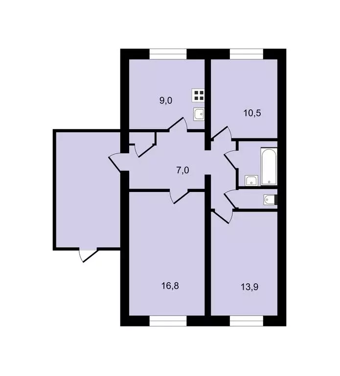 Дом в Владимир, Судогодское шоссе, 25Д (90 м) - Фото 1