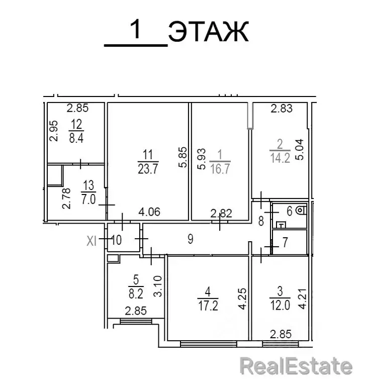 3-к кв. Москва Алтуфьевское ш., 56 (124.4 м) - Фото 0