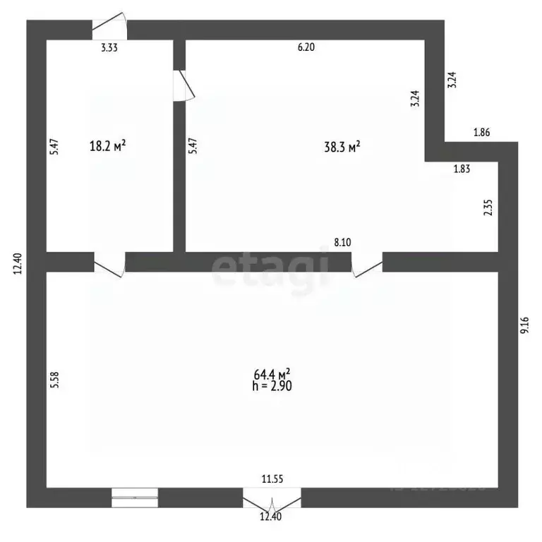 Помещение свободного назначения в Калужская область, Спас-Деменск ... - Фото 2