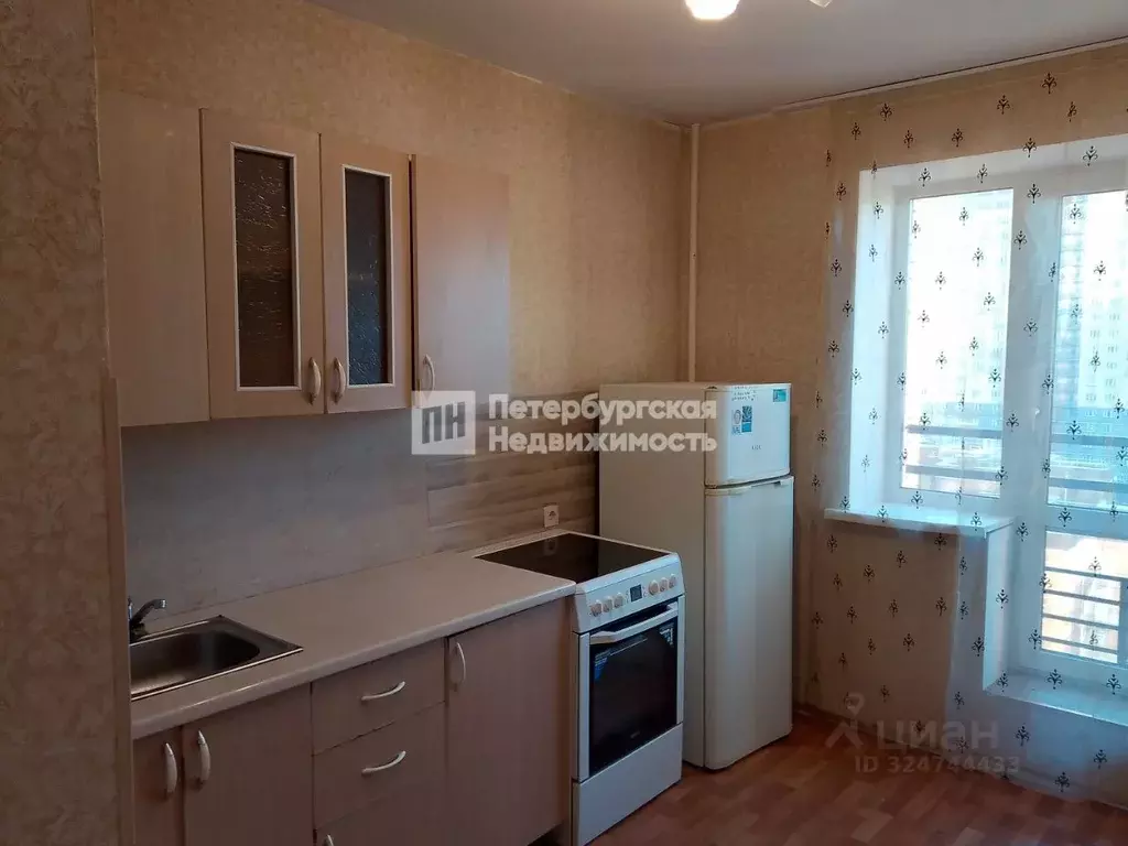 1-к кв. Санкт-Петербург пос. Парголово, ул. Михаила Дудина, 25к2 (39.2 ... - Фото 1