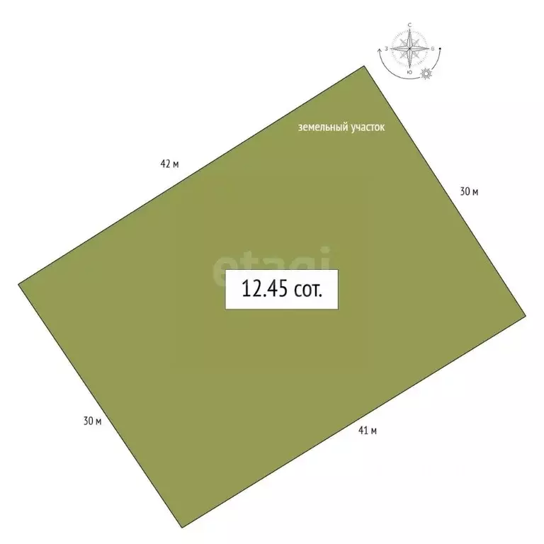 Участок в Алтай, Майминский район, с. Бирюля ул. Таркольская, 44 ... - Фото 2