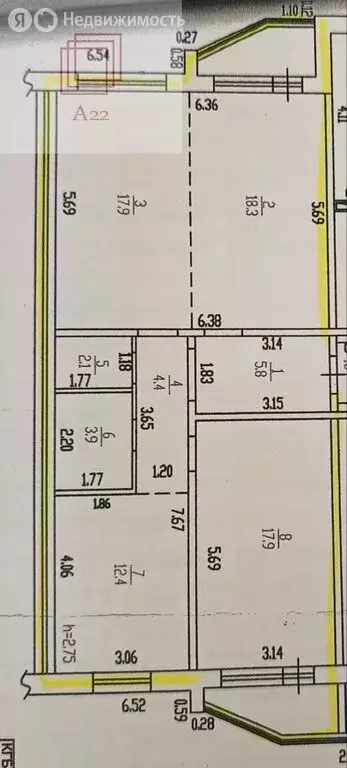 3-комнатная квартира: Барнаул, Северный Власихинский проезд, 116 (83 ... - Фото 1