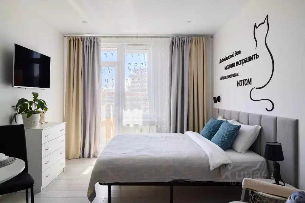 Студия Санкт-Петербург Богатырский просп., 2А (26.4 м) - Фото 2