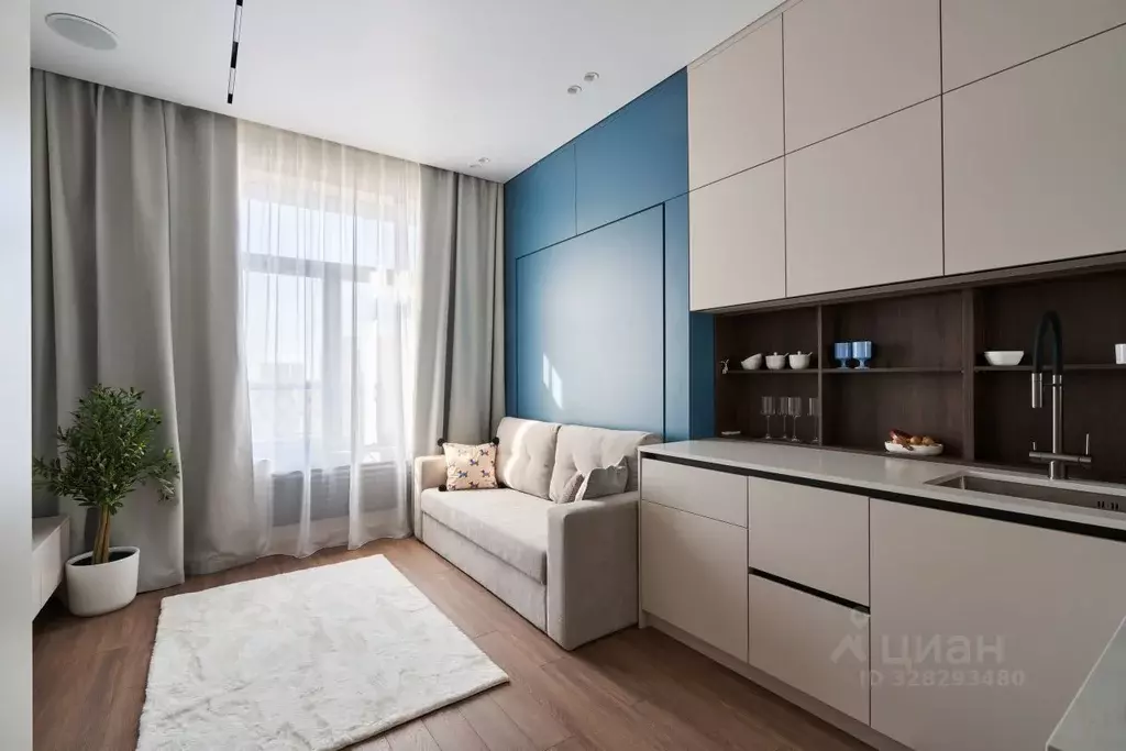 Студия Москва ул. Академика Королева, 21 (24.4 м) - Фото 1