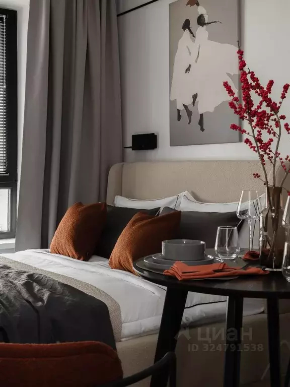 Студия Москва Новоостаповская ул., 7к1 (19.7 м) - Фото 2