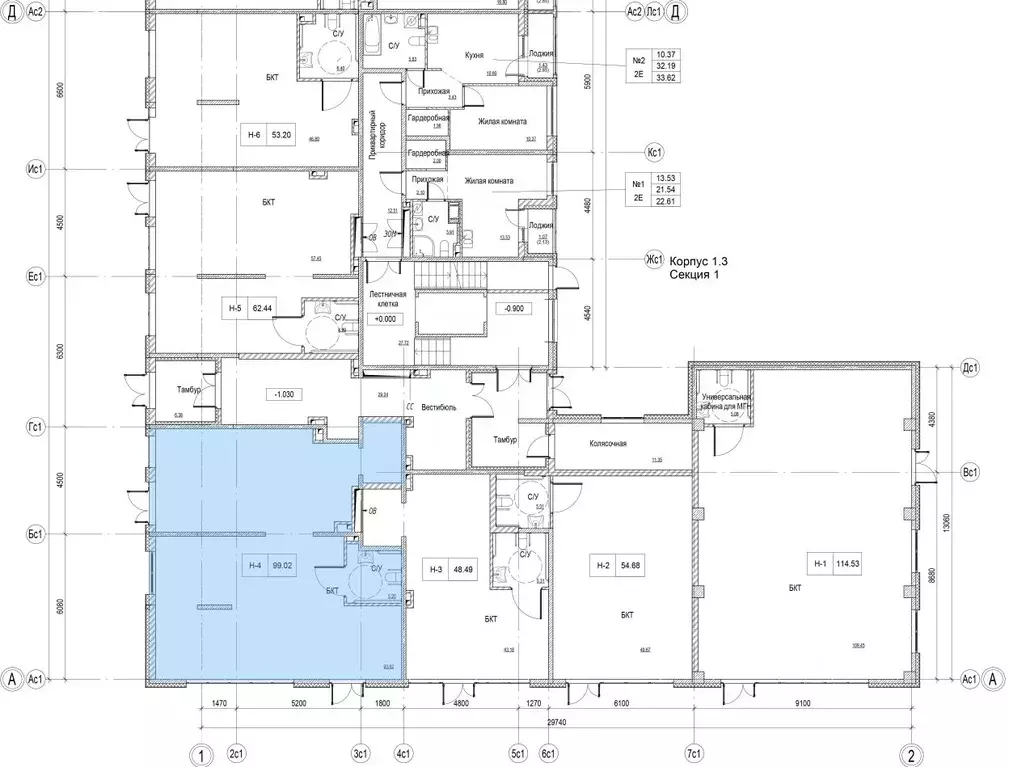 Помещение свободного назначения в Ленинградская область, Кудрово г. ... - Фото 1