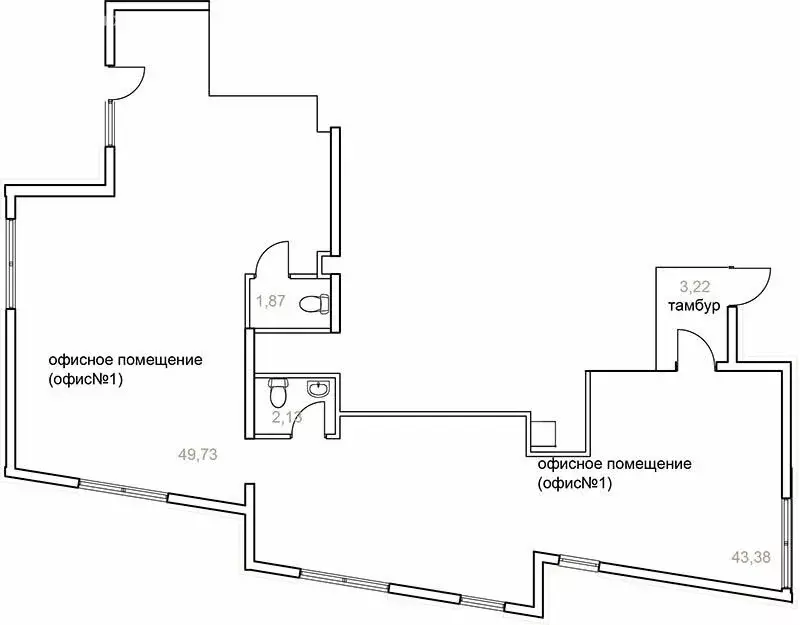 Офис (112.5 м) - Фото 1