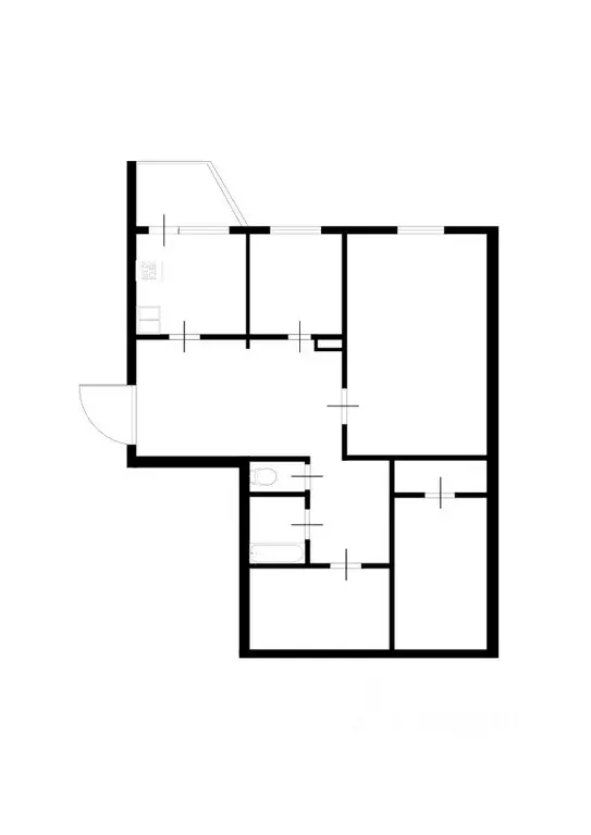 3-к кв. Ханты-Мансийский АО, Сургут ул. Дзержинского, 3А (87.0 м) - Фото 1