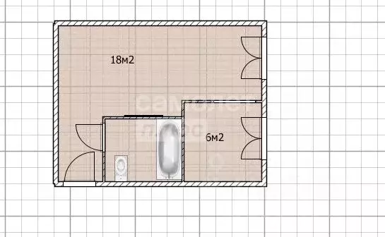 1-к кв. Алтайский край, Бийск ул. Александра Радищева, 26 (31.2 м) - Фото 2