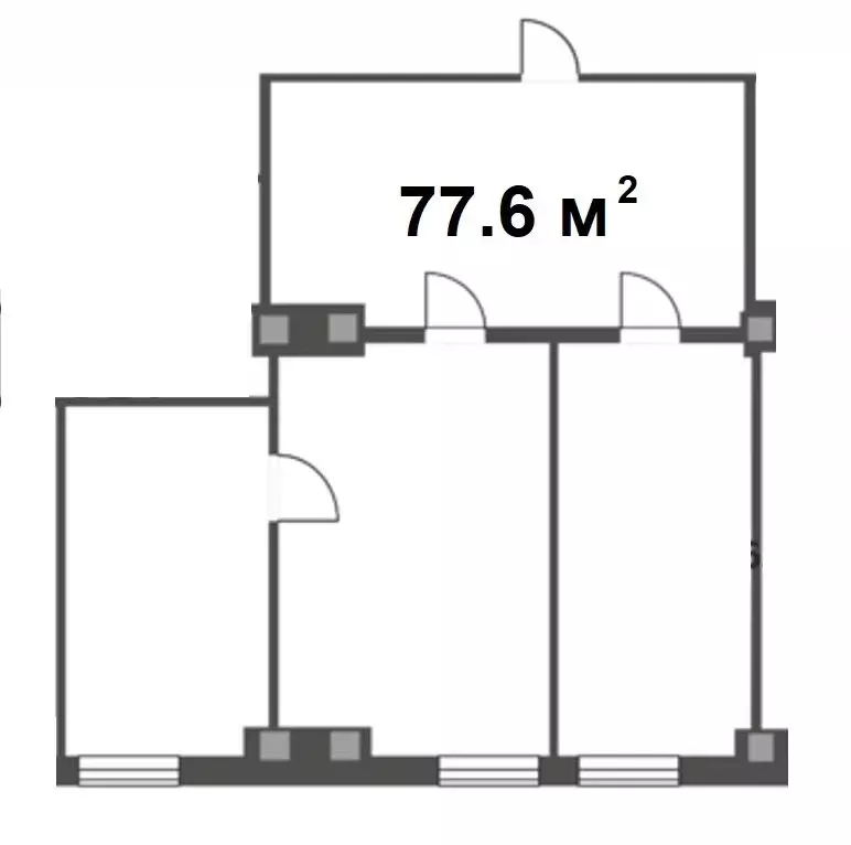 Помещение свободного назначения (77.6 м) - Фото 1