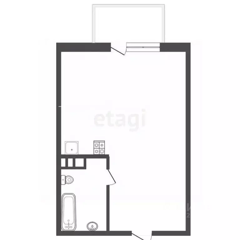 1-к кв. Краснодарский край, Анапа Пионерский просп., 272А (39.3 м) - Фото 2