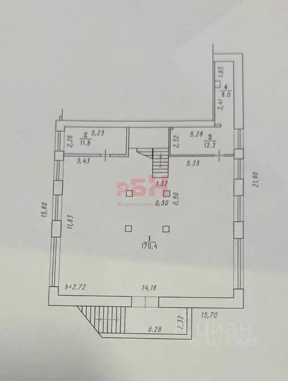 Помещение свободного назначения в Омская область, Омск просп. Мира, 38 ... - Фото 1