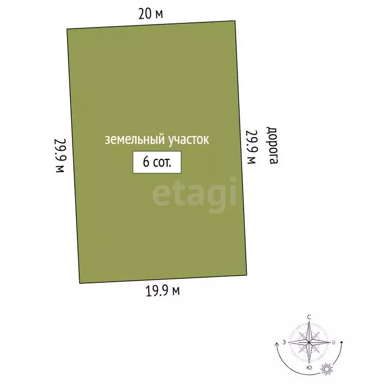 Участок в Челябинская область, Аргаяшский муниципальный округ, деревня ... - Фото 1