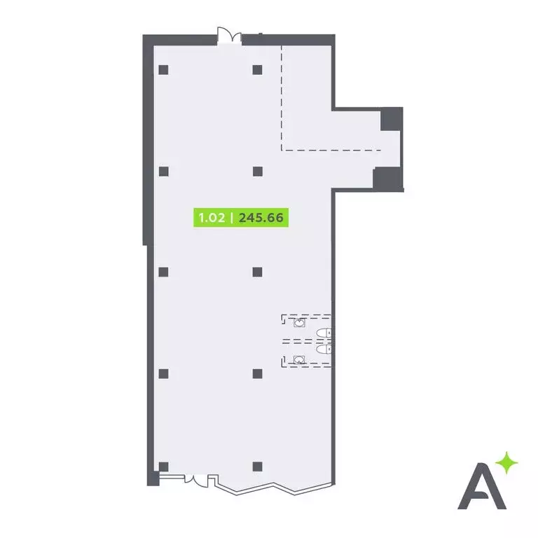 Офис (245.66 м) - Фото 1