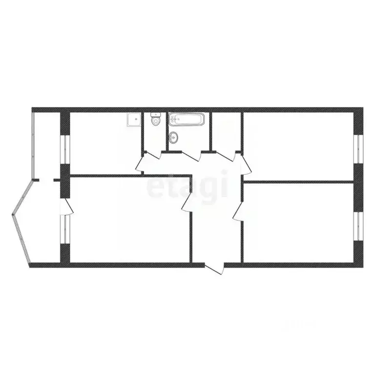 3-к кв. Красноярский край, Красноярск городской округ, Березовка ... - Фото 1