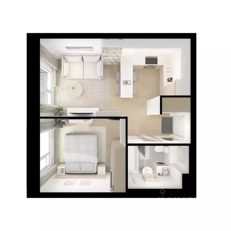 1-к кв. Московская область, Мытищи Ярославский квартал жилой комплекс, ... - Фото 2