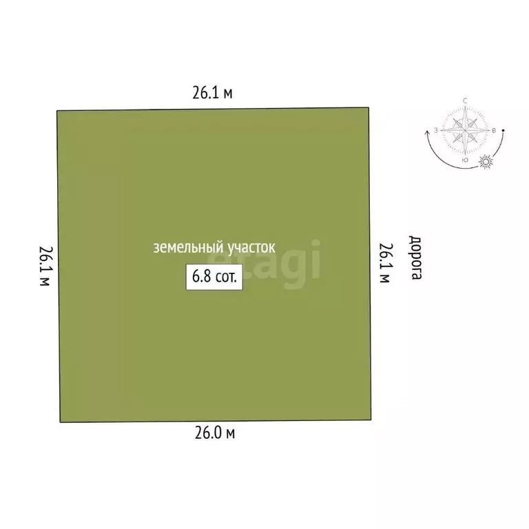 Участок в Ямало-Ненецкий АО, Муравленко Уютный мкр, пер. Цветочный, 13 ... - Фото 1