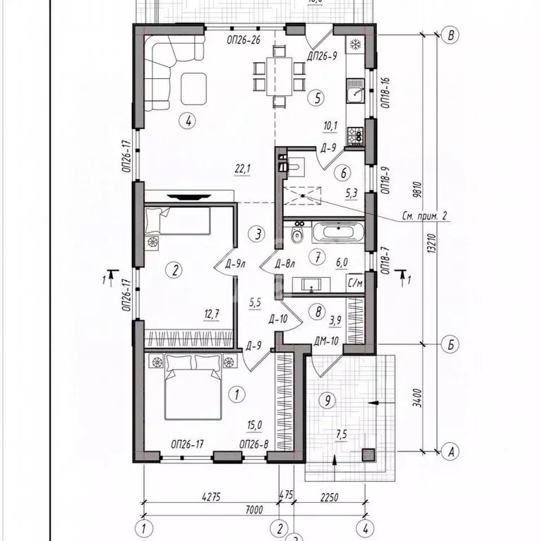 Дом в Липецкая область, Липецкий муниципальный округ, с. Ленино ул. ... - Фото 2