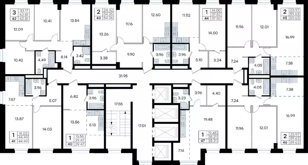 2-к кв. Приморский край, Владивосток ул. Тухачевского, 80 (59.63 м) - Фото 1