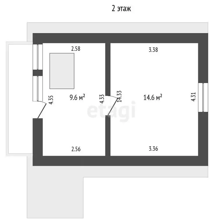 Дом в Орловский муниципальный округ, СНТ Виктория (56 м) - Фото 1