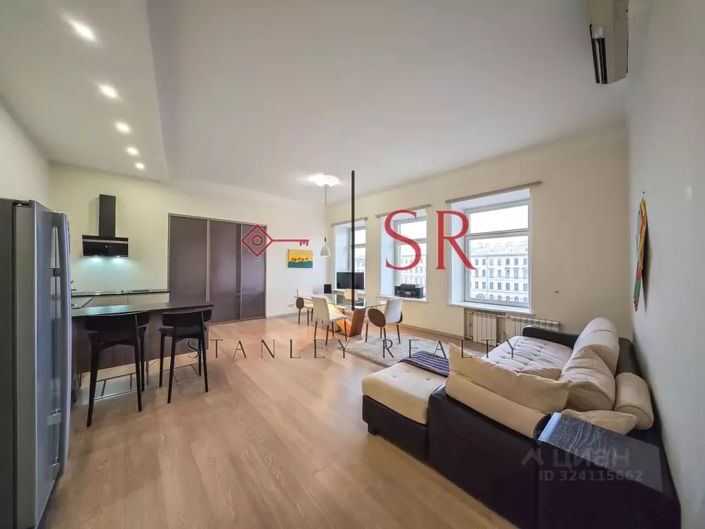 3-к кв. Санкт-Петербург наб. Реки Фонтанки, 29/66 (110.0 м) - Фото 1