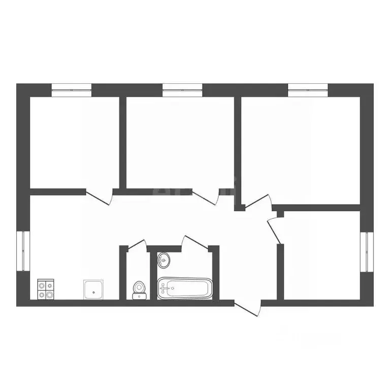 4-к кв. Тульская область, Богородицк Западный мкр, 22 (89.9 м) - Фото 2