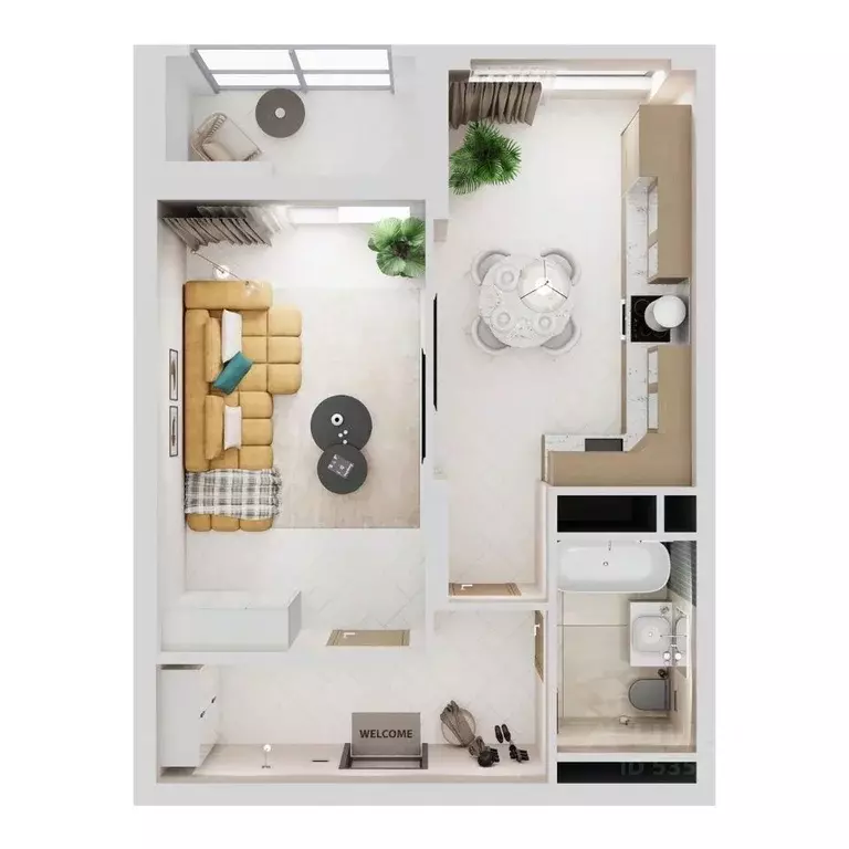 1-к кв. Татарстан, Набережные Челны 19-й комплекс, Челны Сити 2 жилой ... - Фото 1