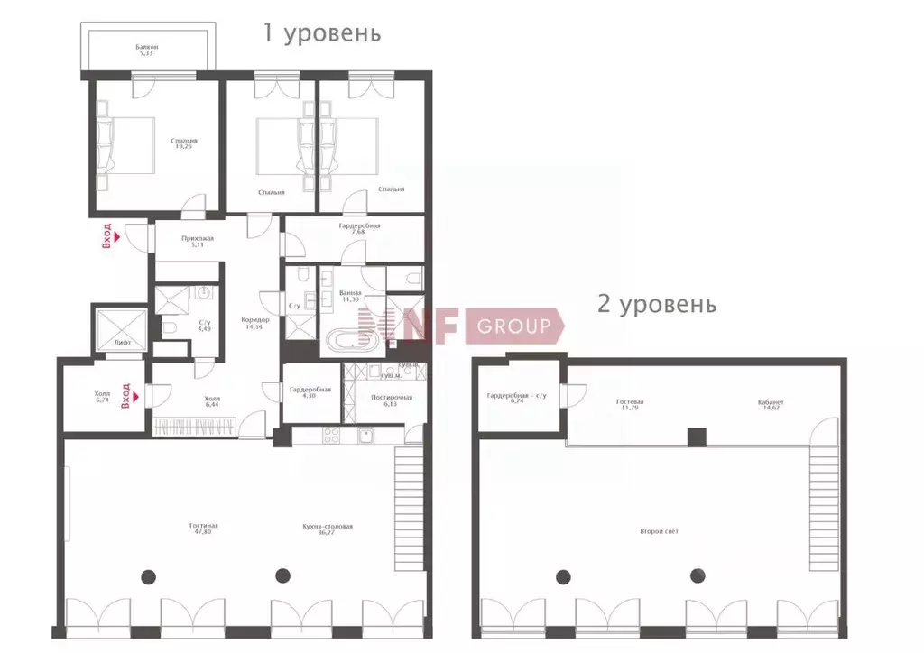 6-к кв. Санкт-Петербург Ждановская ул., 45 (241.13 м) - Фото 2