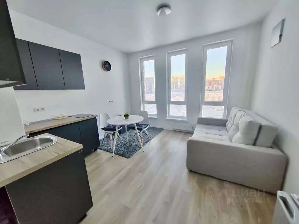 Студия Ленинградская область, Мурино Всеволожский район, ул. ... - Фото 2