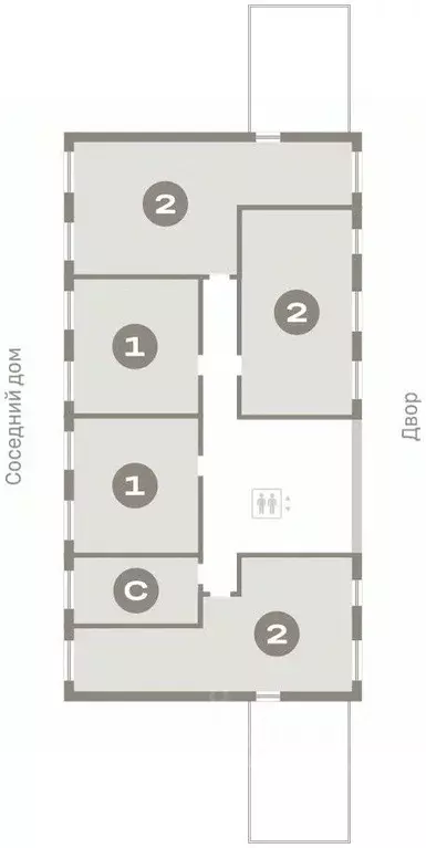 1-к кв. Новосибирская область, Новосибирский район, Краснообск рп, 3-й ... - Фото 2