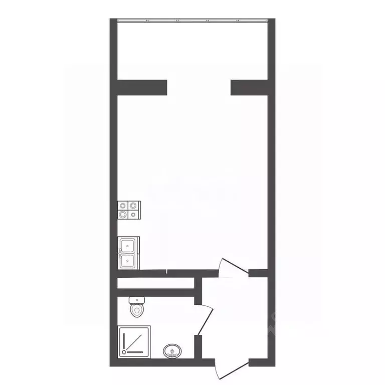 Студия Крым, Феодосия ул. Калинина, 33 (19.8 м) - Фото 2