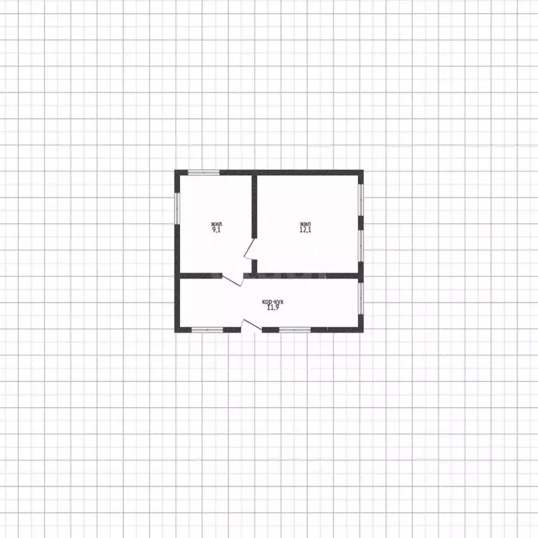 Дом в Адыгея, Майкопский район, Победенское с/пос, пос. Совхозный ул. ... - Фото 2