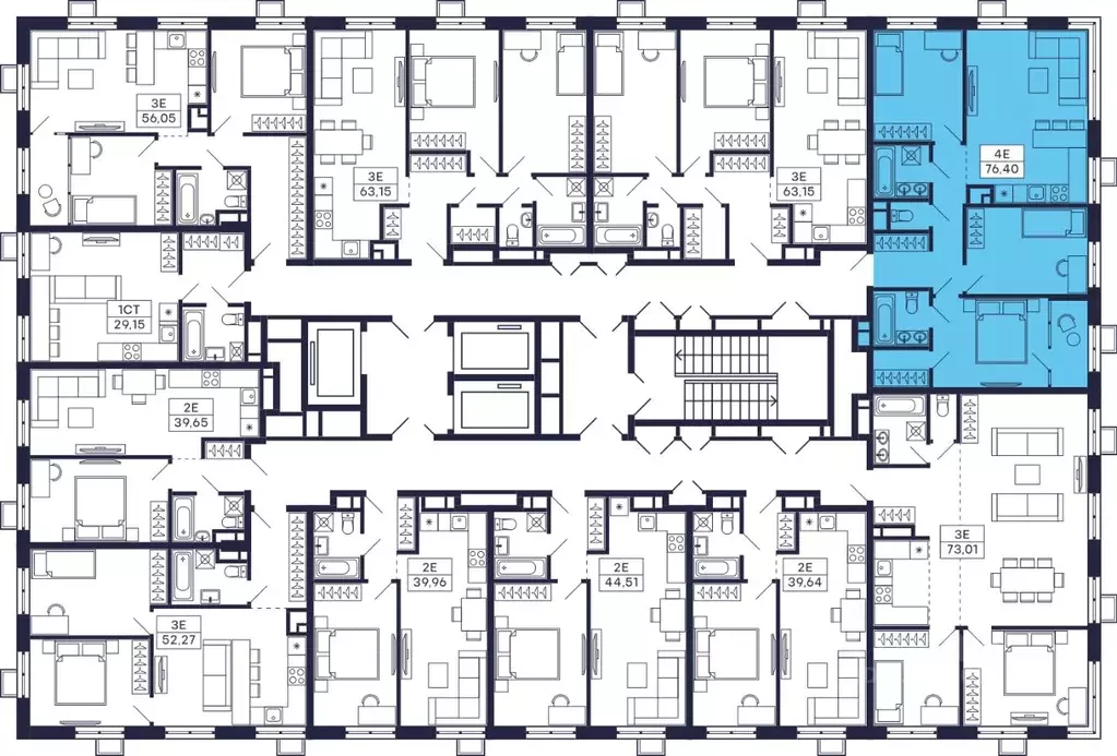 3-к кв. Московская область, Красногорск Павшино мкр, Тетрис жилой ... - Фото 2