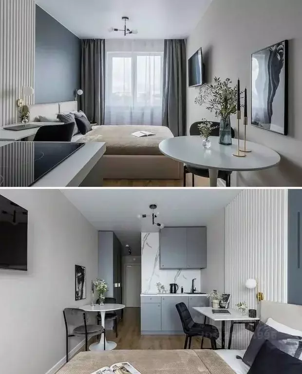 Студия Санкт-Петербург Кременчугская ул., 9К1 (26.0 м) - Фото 2