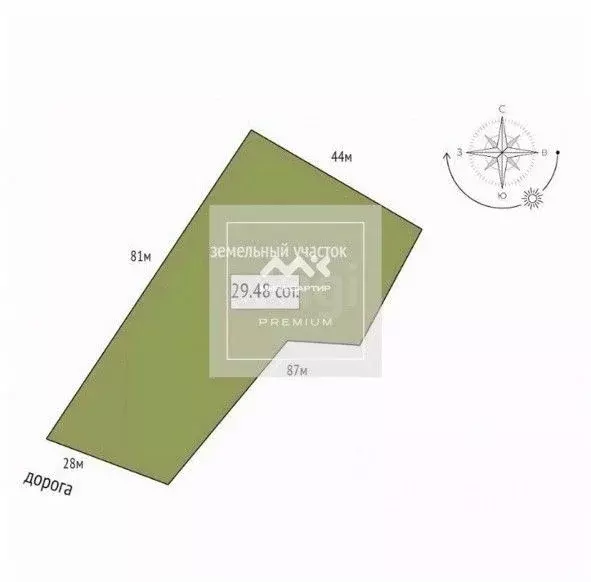 Участок в Санкт-Петербург пос. Парголово, Озерная ул., 49 (29.0 сот.) - Фото 0