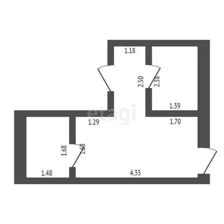 1-комнатная квартира: Якутск, улица Клары Цеткин, 12 (30.3 м) - Фото 0
