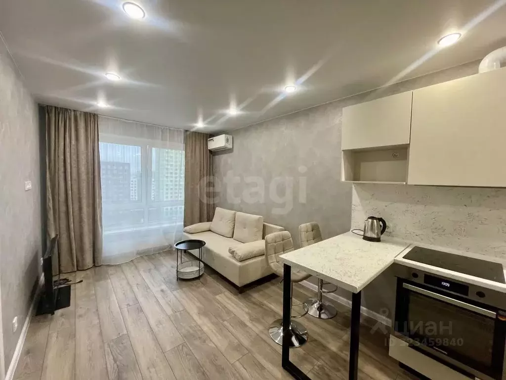 1-к кв. Татарстан, Казань ул. Анаса Тазетдинова, 7к2 (34.7 м) - Фото 1