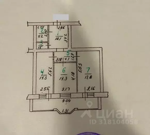2-к кв. Орловская область, Орел Пионерская ул., 10 (71.5 м) - Фото 1
