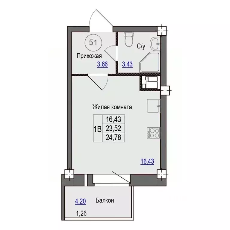 1-к кв. Псковская область, Псковский район, Завеличенская волость, д. ... - Фото 1