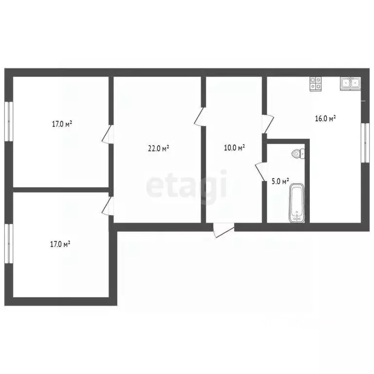 Дом в Ставропольский край, Пятигорск городской округ, пос. ... - Фото 1