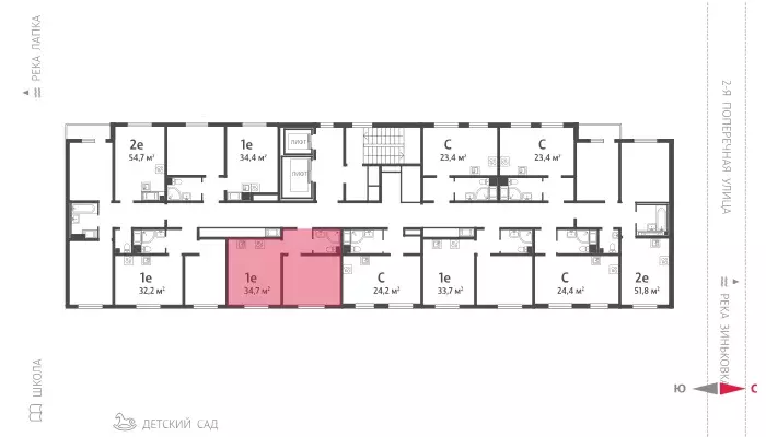 1-к квартира, 34 м - Фото 1