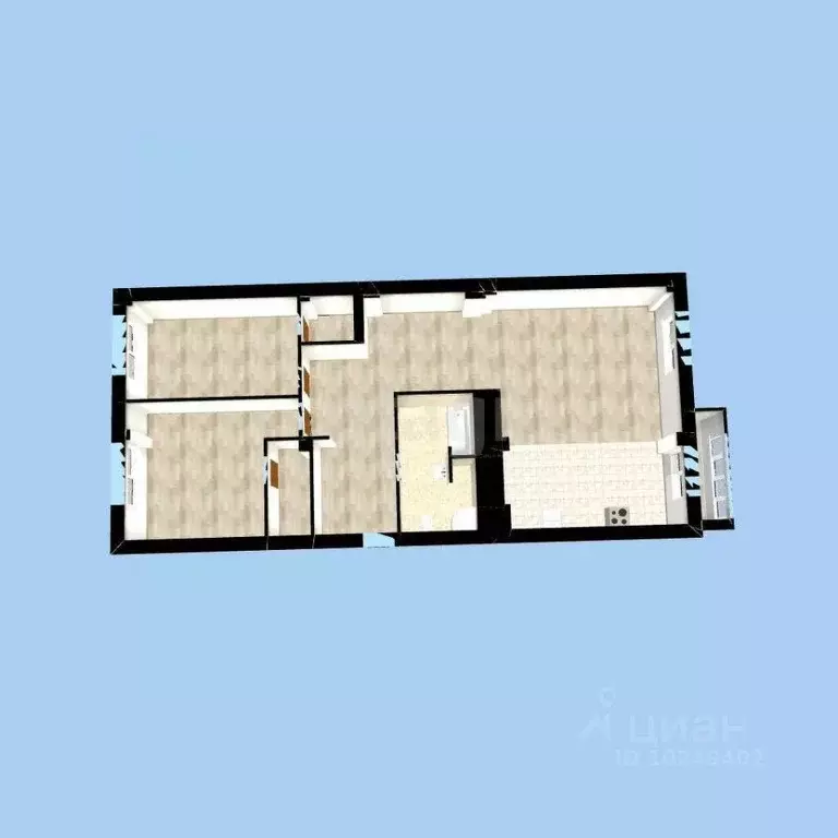 3-к кв. Башкортостан, Уфа ул. Пушкина, 45/1 (133.6 м) - Фото 2
