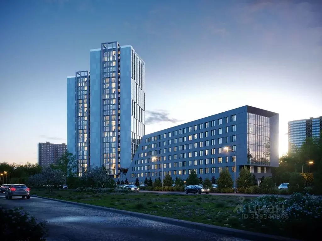 Студия Санкт-Петербург дор. Муринская, 67 (19.26 м) - Фото 2