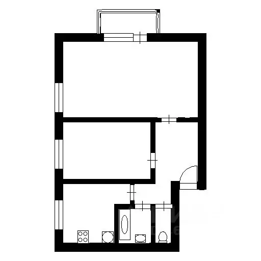 2-к кв. Санкт-Петербург Кубинская ул., 10 (44.8 м) - Фото 1