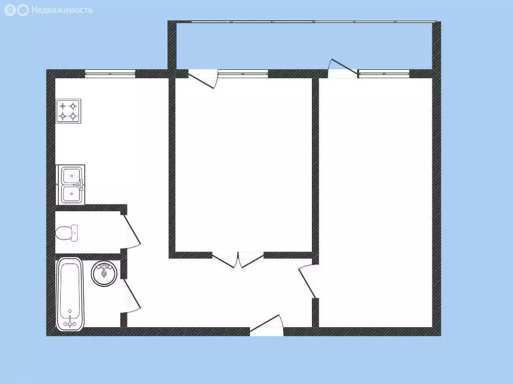2-комнатная квартира: Кострома, микрорайон Давыдовский-1, 6 (47.1 м) - Фото 0