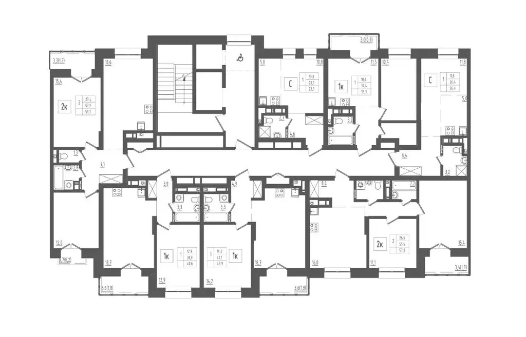 Студия Ярославская область, Ярославль 1-й мкр,  (23.1 м) - Фото 1