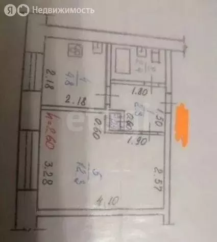 1-комнатная квартира: Чита, Геодезическая улица, 42В (22.2 м) - Фото 0