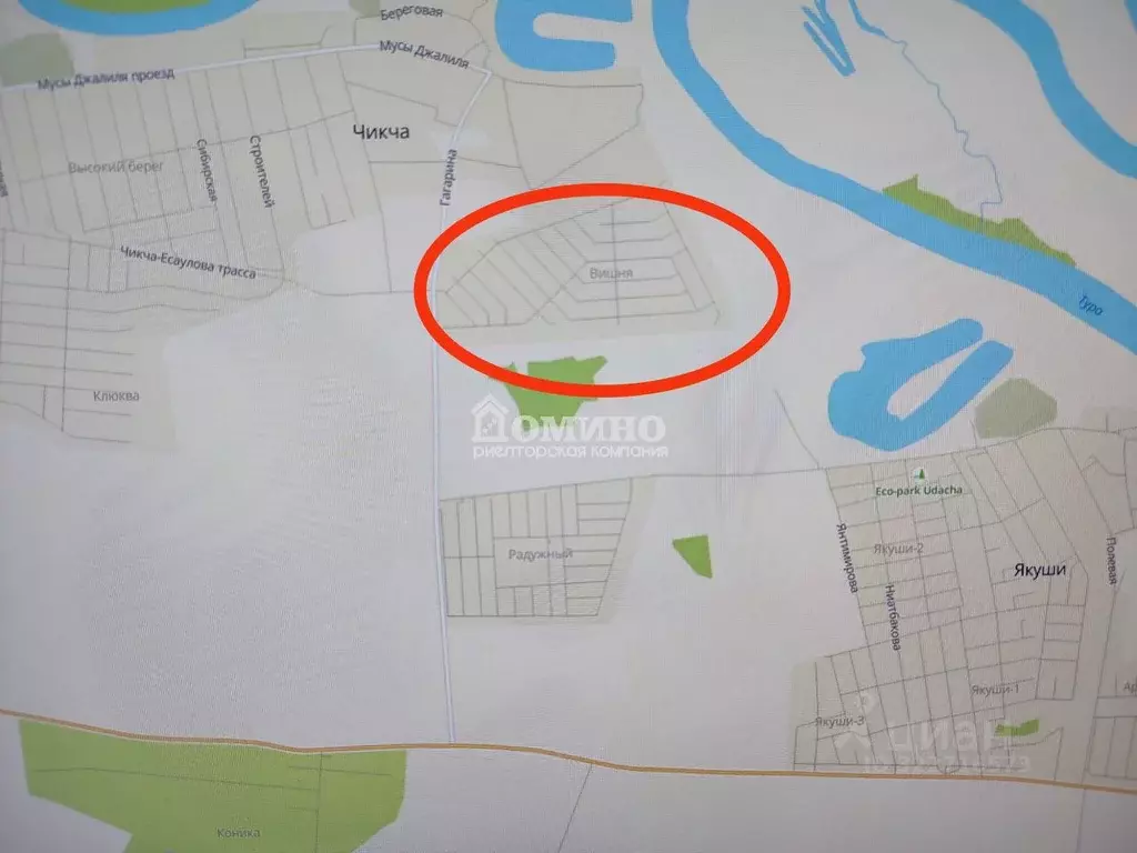 Участок в Тюменская область, Тюменский муниципальный округ, с. Чикча, ... - Фото 1