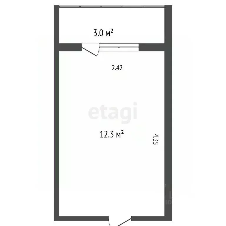 Комната Санкт-Петербург Светлановский просп., 60К2 (12.3 м) - Фото 2